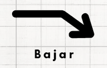 Signo de pista: Bajar