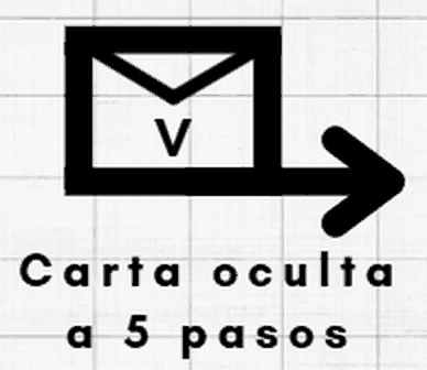 Signo de pista: Carta oculta a 5 pasos