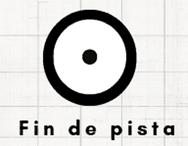 Signo de pista: Fin de pista