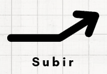 Signo de pista: Subir